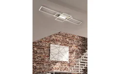 Irvine plafoniera LED in metallo cromato 60W