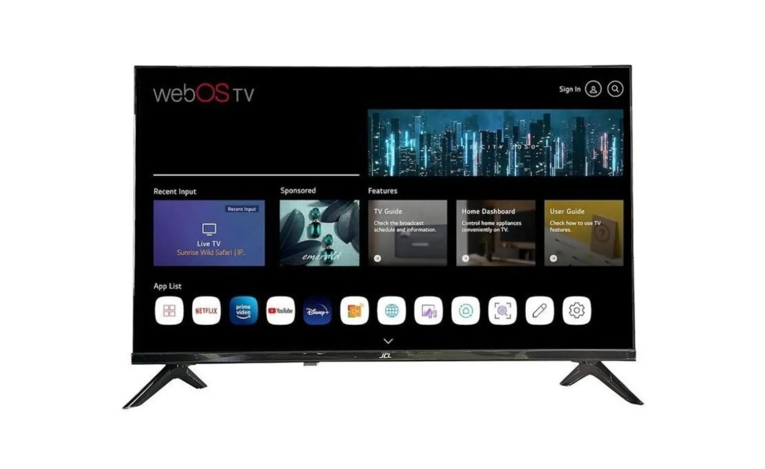 JCL Smart TV 43" LED UHD 4K