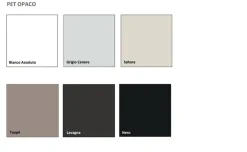Karma cucina 360 cm colore lavagna e grigio cenere