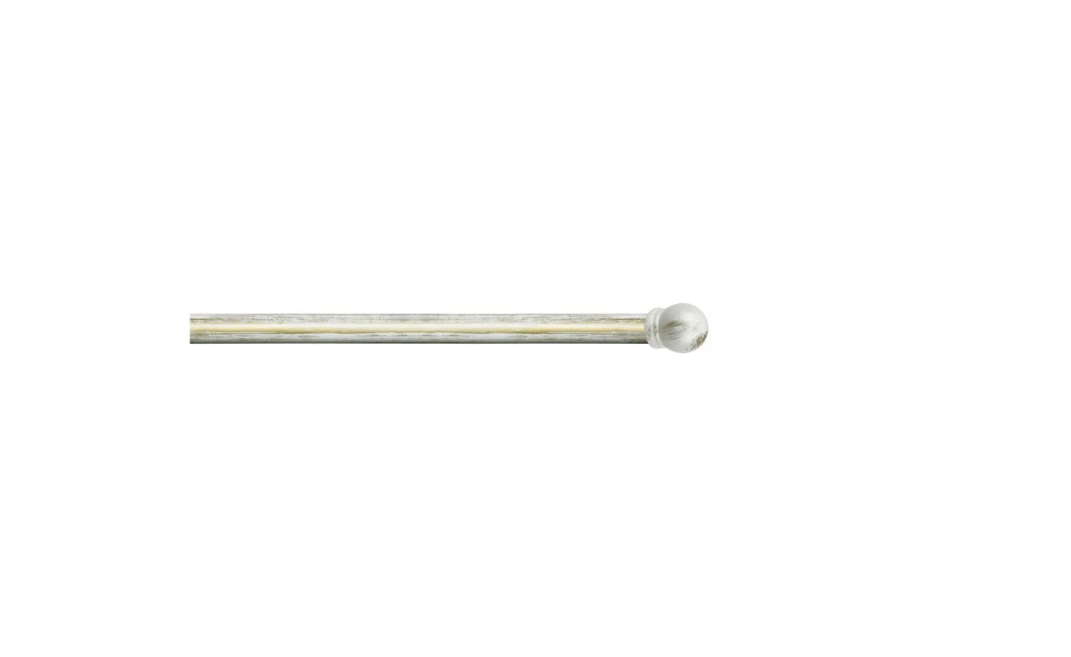 Kit bastone per tende ferro Ø20/17 cm 120-210 avorio oro