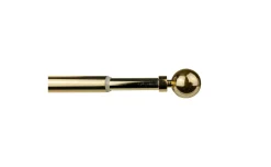 Kit bastone per tende ferro palla oro Ø9-12 cm 70-120