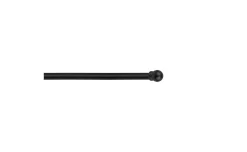 Kit bastone per tende ferro sfera nero Ø20-17 cm 160-300