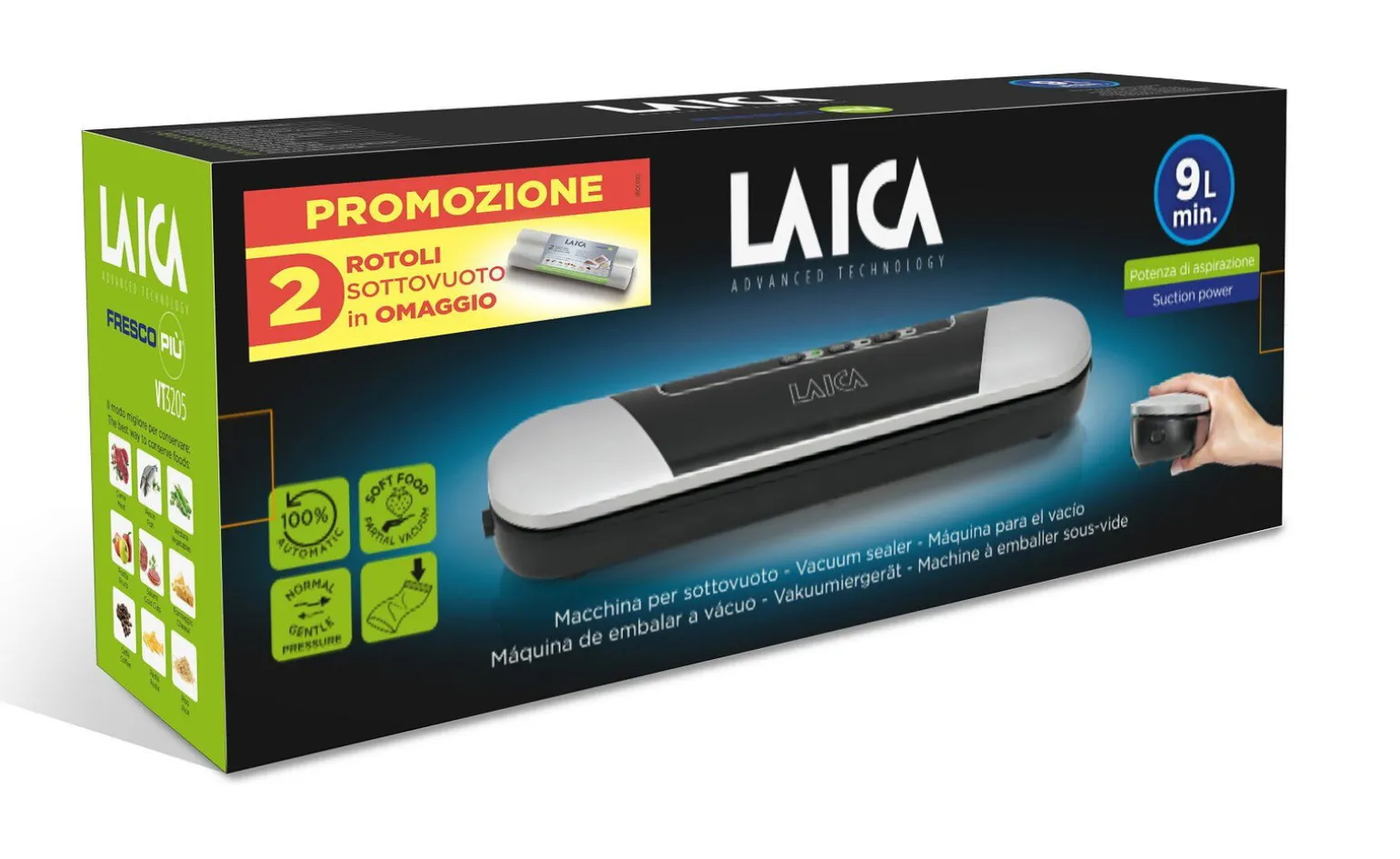 Laica Macchina per sottovuoto PZ2010