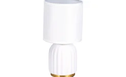 Lampada base ceramica rossa assortita diametro 13 centimetri altezza 26 centimetri