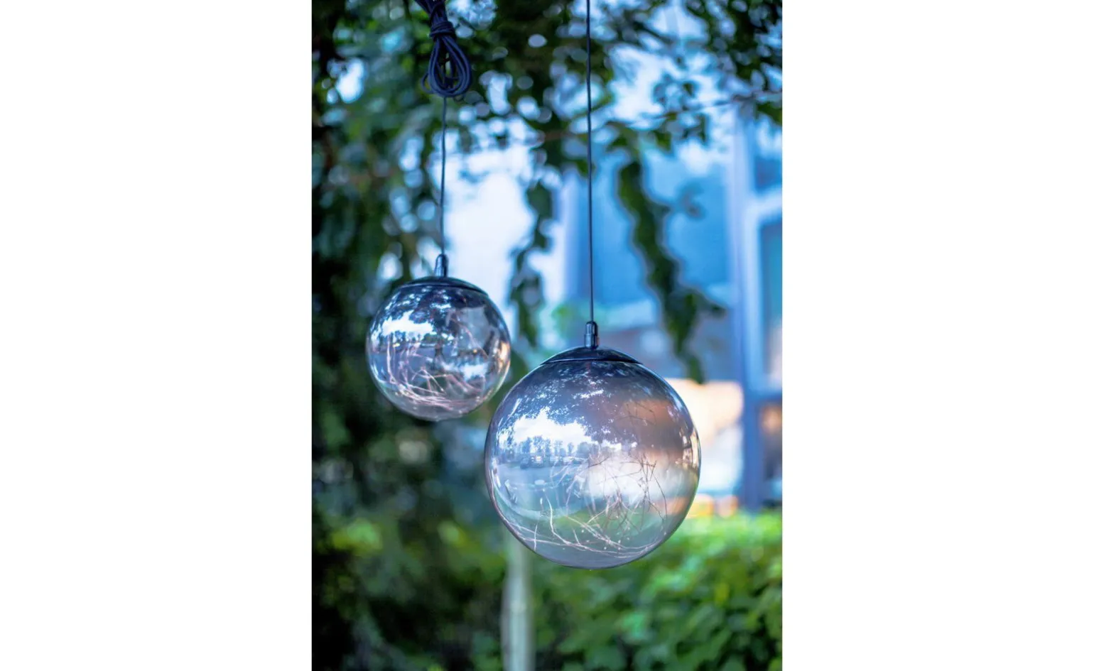 Lampada pendente solare Swing diametro 18 cm