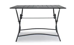 Levanto tavolo rettangolare in ferro antracite 110x70 cm