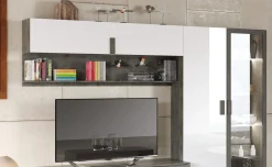 Lisbona mensola in pannello colore grigio L140 cm