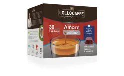Lollocaffe' linea assoluto 30 capsule compatibile con sistema a modo mio