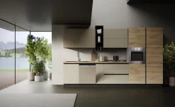 Maila cucina 363 cm colore quercia e argilla