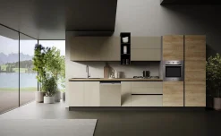 Maila cucina 393 cm colore quercia e argilla