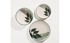 Maranta piatto piano con decoro foglia