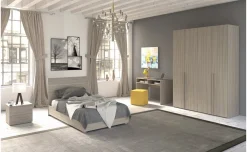 Mia cameretta olmo delicato, letto una piazza e mezza senza contenitore