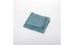 Miguel Set 2 Asciugamani Spugna Oceano 100% Cotone Stone Washed