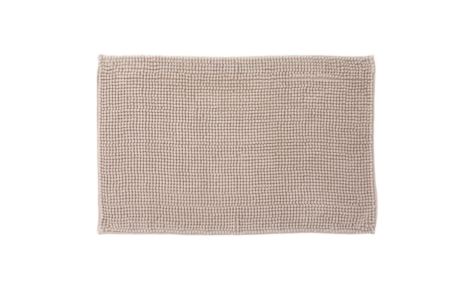Mini tappeto bagno beige in poliestere 50x80 cm