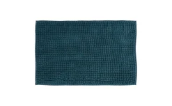 Mini tappeto bagno petrolio in poliestere 50x80 cm