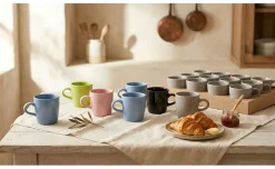Mug tazza tinta unita in ceramica colori assoriti