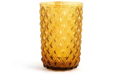 Murano amber bicchiere in vetro 46 cl
