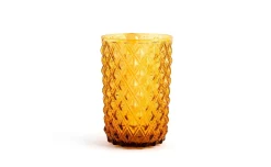 Murano amber bicchiere in vetro 46 cl