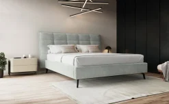 Nadi letto matrimoniale in tessuto 160x200 cm