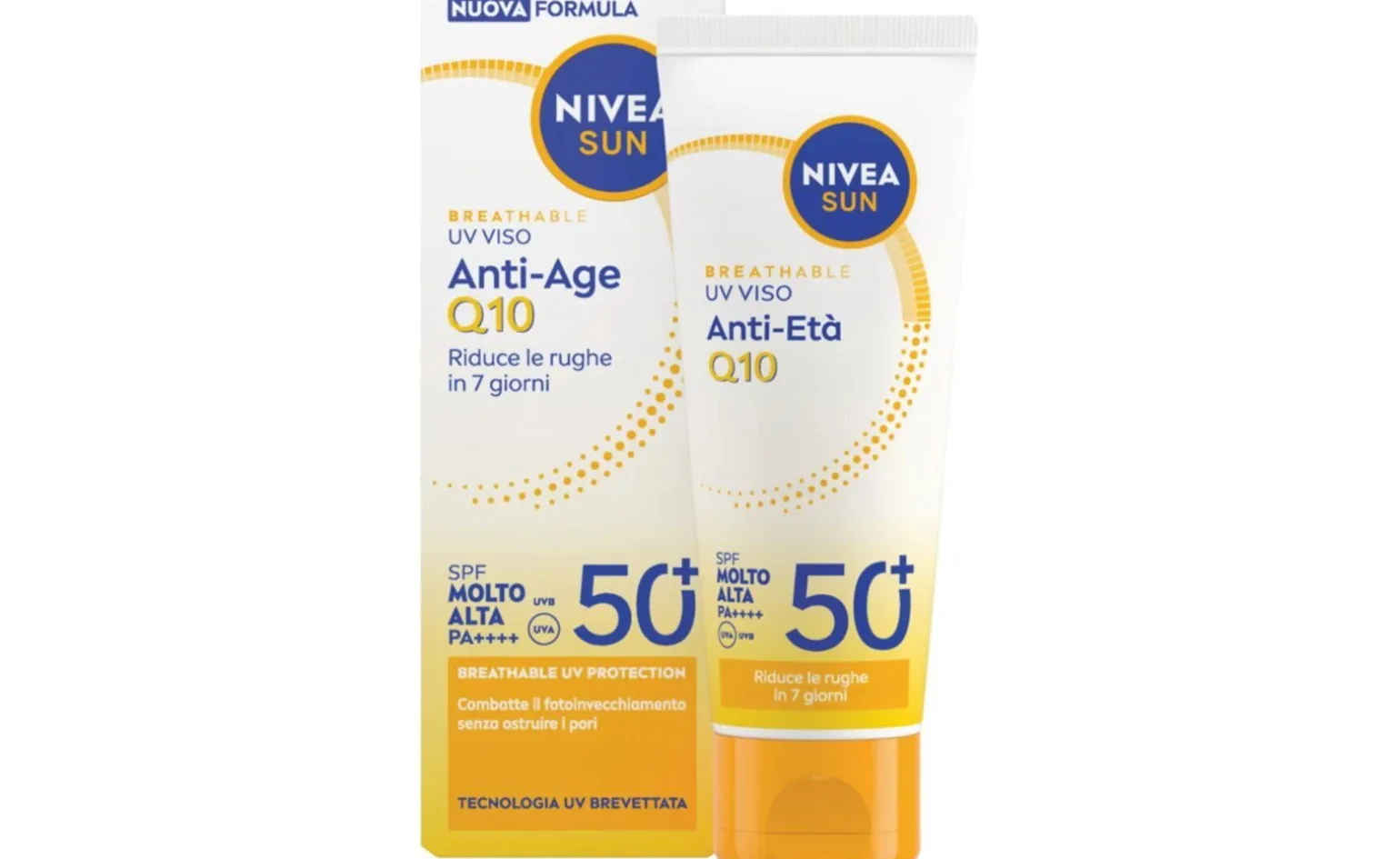 Nivea Sun Crema Viso Antiage Fp50+ 40Ml
