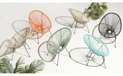 Nora sedia colore naturale