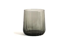 Nova Grey set 3 bicchieri acqua in vetro grigio
