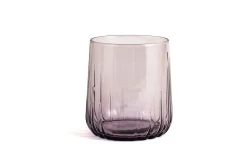 Nova Purple set 3 bicchieri acqua in vetro viola