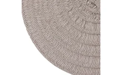 Olivia tovaglietta fibra di carta taupe Ø38 cm