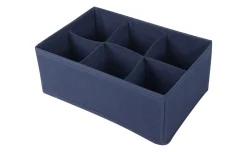 Organizer 6 scomparti blu – 16x24 cm