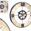 Orologio legno e metallo Ø40 cm