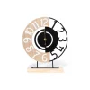 Orologio legno metallo 23x7x28 centimetri
