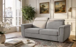 Parigi divano letto grigio chiaro