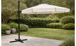 Paxos ombrellone tondo Ø350 cm beige