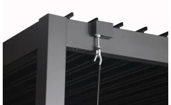 Pergola bioclimatica antracite 300x300 cm