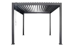 Pergola bioclimatica antracite 300x300 cm