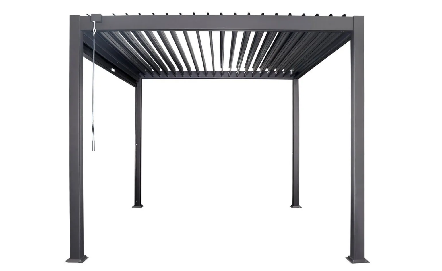 Pergola bioclimatica antracite 300x300 cm