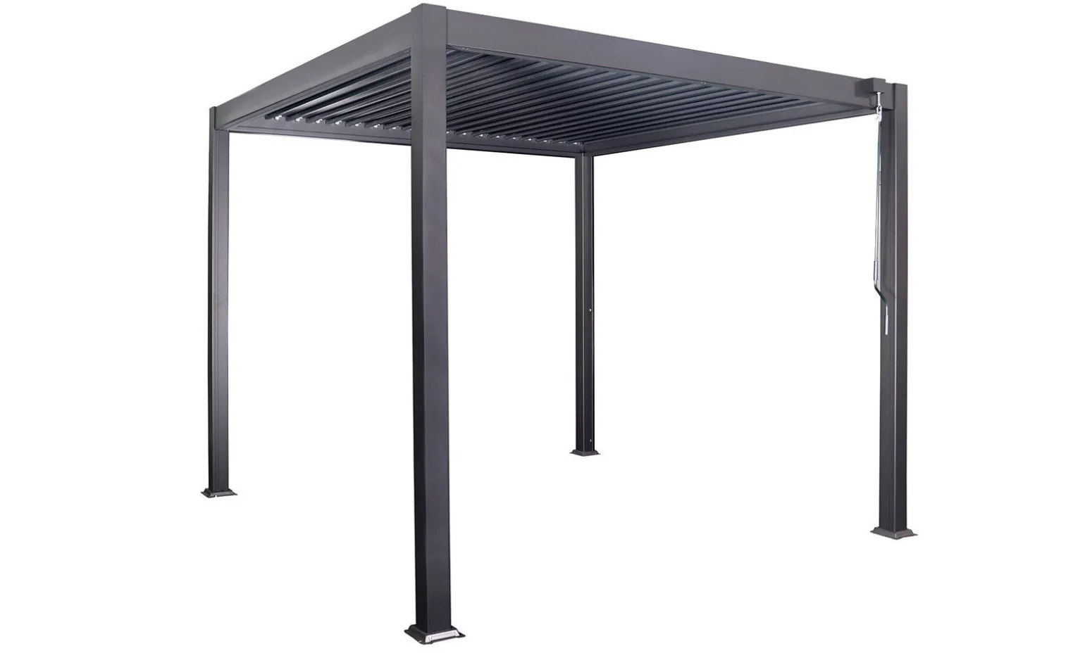 Pergola bioclimatica antracite 300x300 cm