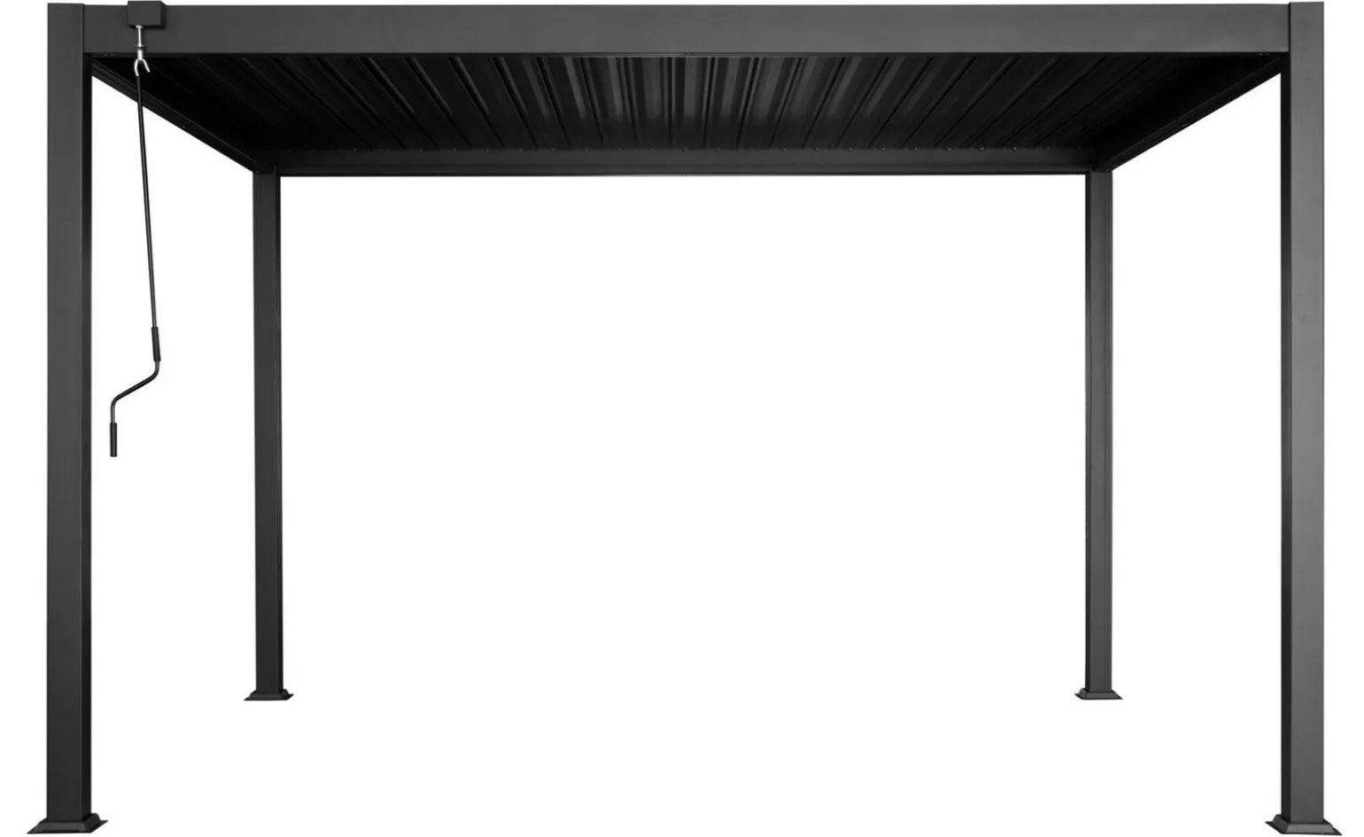 Pergola bioclimatica antracite 390x300 cm