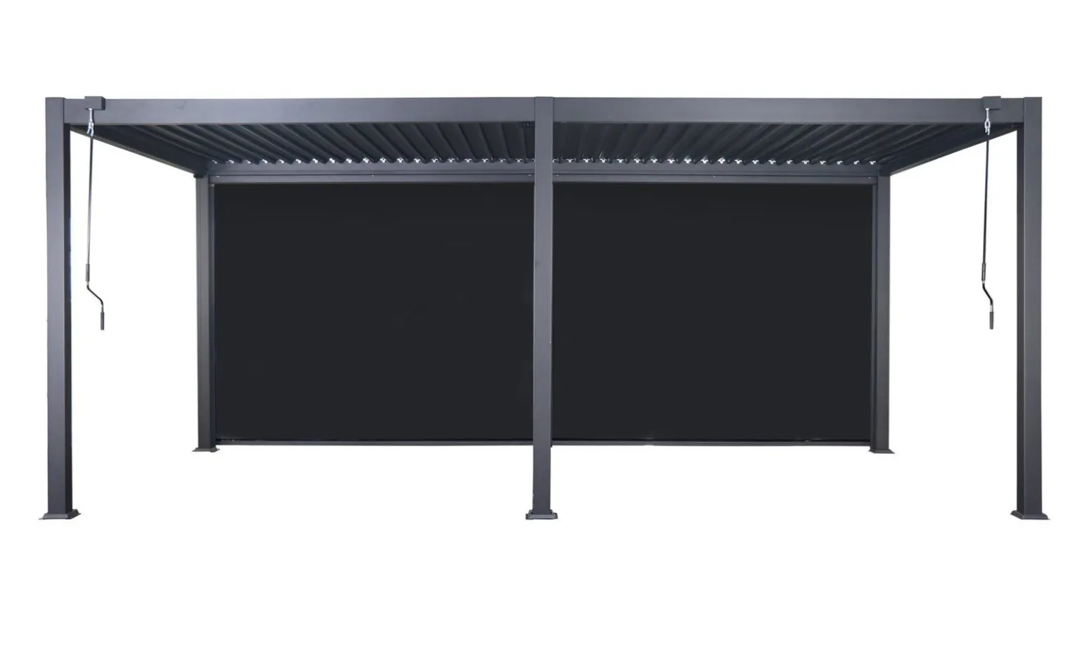Pergola bioclimatica antracite 585x300 cm