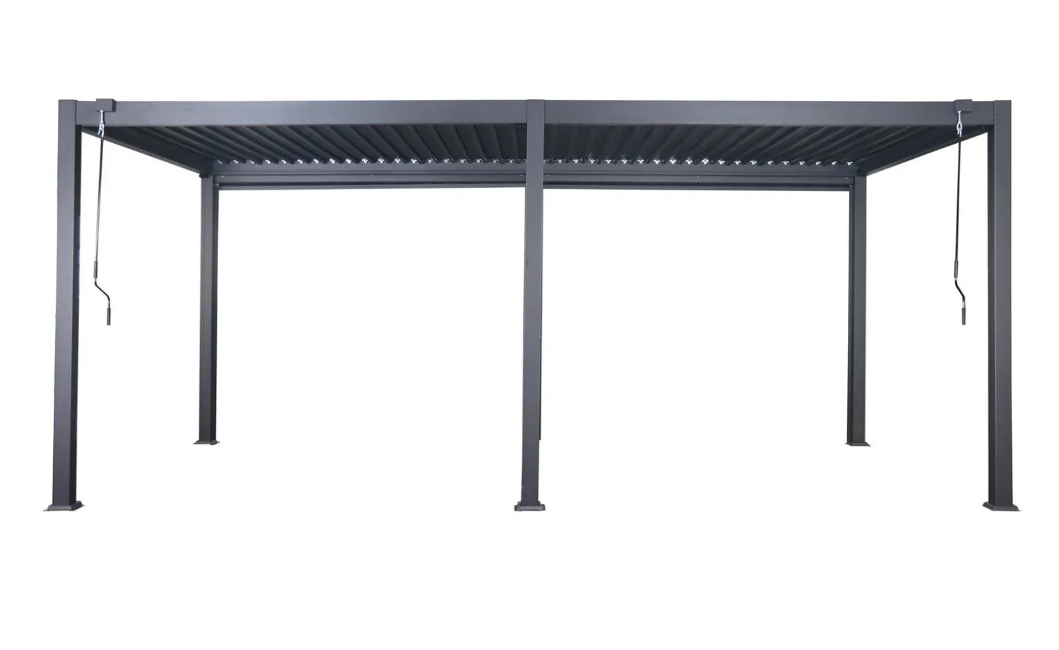 Pergola bioclimatica antracite 585x300 cm