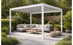 Pergola bioclimatica bianca 390x300 cm