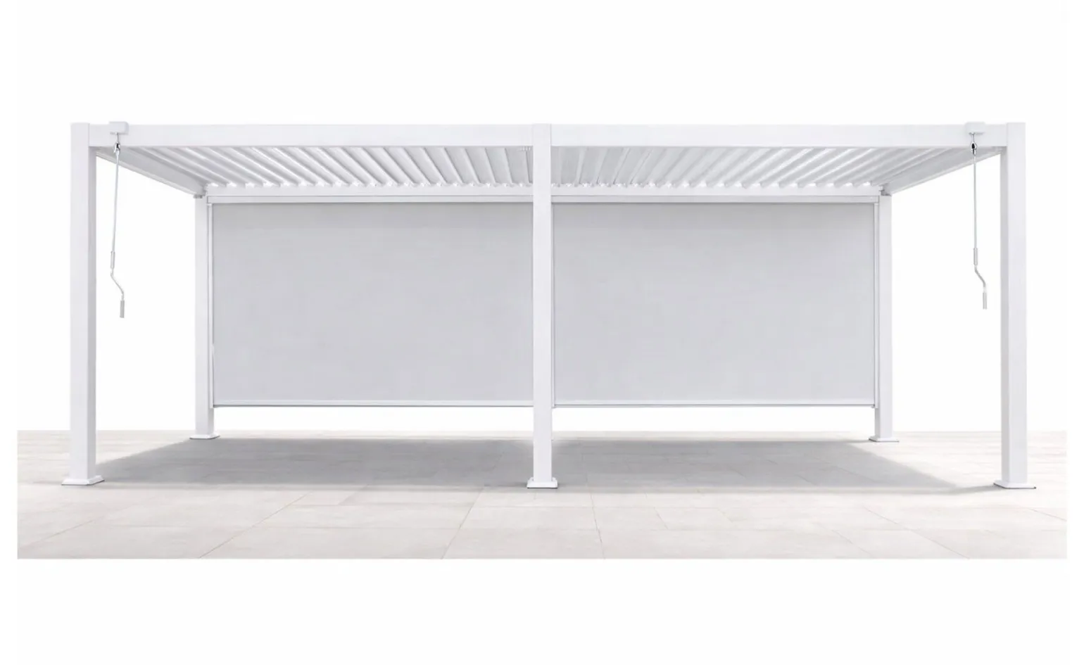 Pergola bioclimatica bianca 585x300 cm
