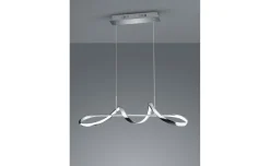 Perugia sospensione LED 37W in metallo cromato