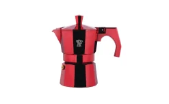 Pezzetti caffettiera 3 tazze rossa