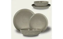 Piatto frutta home beige ceramica Ø 21 cm