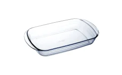 Pirofila rettangolare in vetro borosilicato con manici 1,6 L