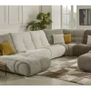 Piuma pouf componibile colore cacao