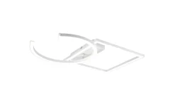 Pivot plafoniera LED in metallo bianco 24W 54 cm