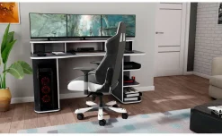 Play scrivania colore grigio e bianco