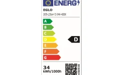 Pogliola plafoniera bianca LED 36 W Ø49 cm